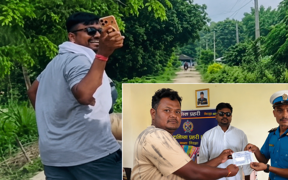 भाइरल भिडियोपछि सांसद बब्लु गुप्ताको टोलीमाथि ट्राफिक कारबाही, सडक सुरक्षाबारे फेरि उठ्यो बहस