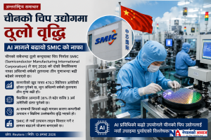 चीनको चिप उद्योगमा ठूलो वृद्धि, एआईको माग वृद्धि