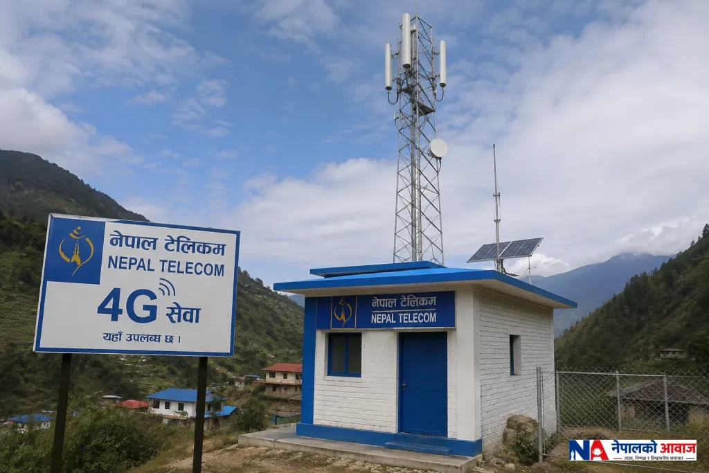 नेपाल टेलिकमले दुर्गम क्षेत्रमा 4G सेवा विस्तार गर्दै