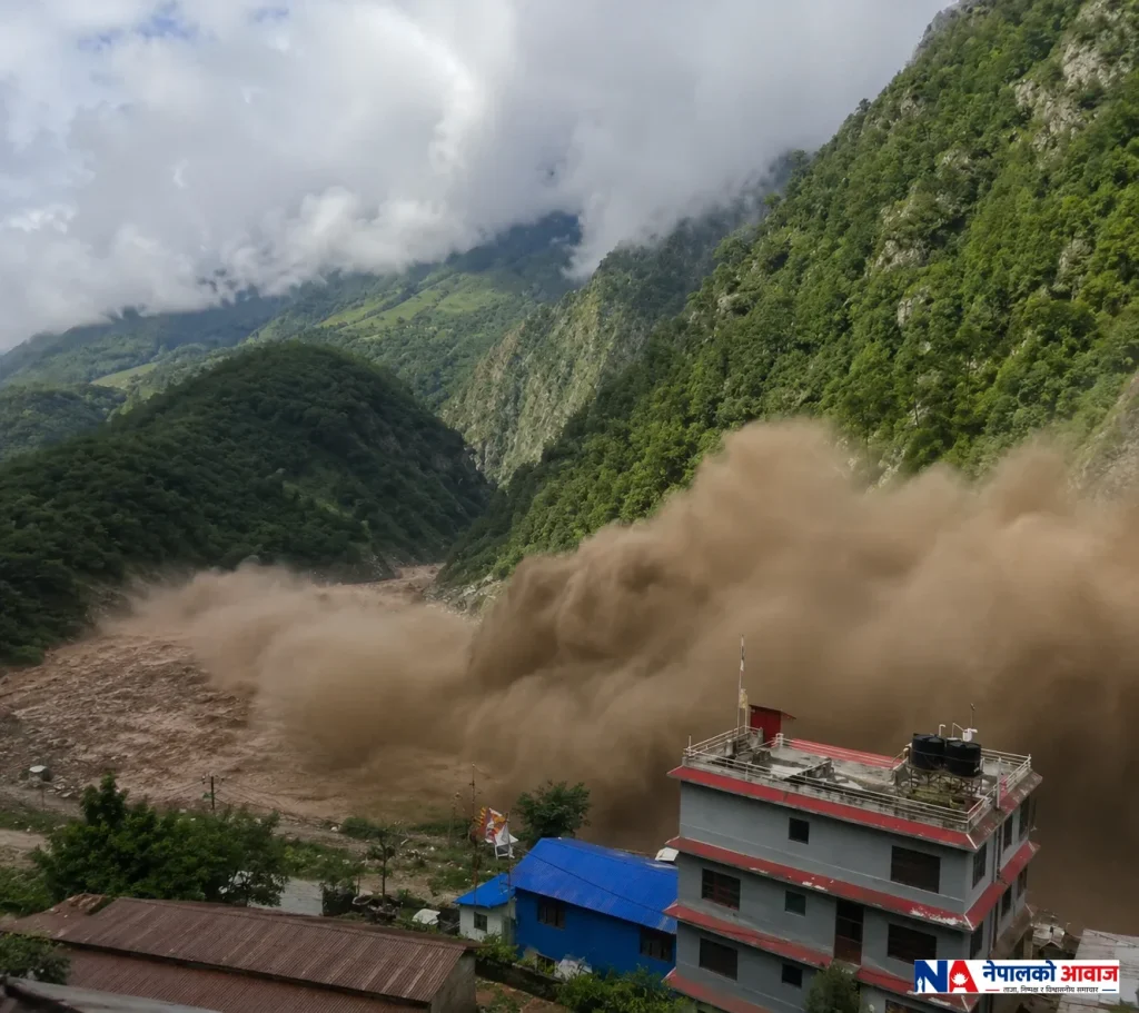 भोटेकोशी नदीमा ठूलो बाढी, तटीय क्षेत्रमा उच्च सतर्कता अपनाउन आग्रह