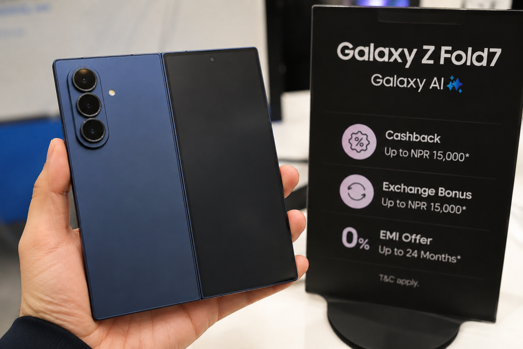 Samsung Galaxy Z Fold7 विशेष अफर नेपाल