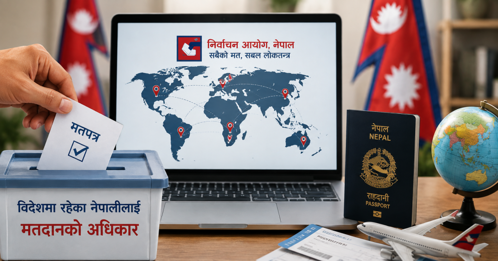 विदेशमा रहेका नेपालीको मतदान अधिकार र निर्वाचन आयोग