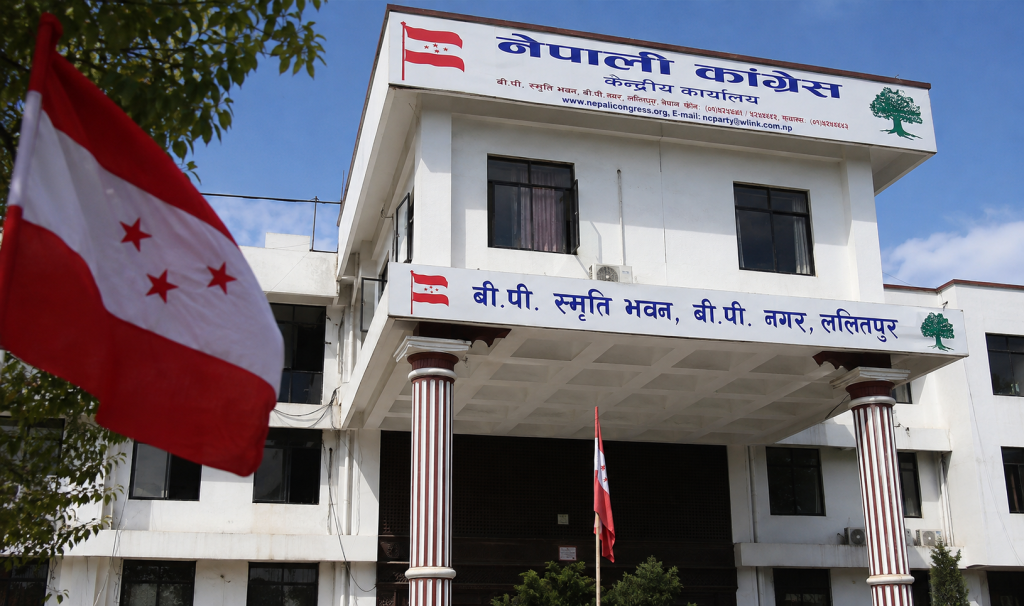 नेपाली कांग्रेसभित्र विभाजनको चर्चासम्बन्धी सांकेतिक तस्वीर