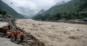 भोटेकोशी नदीमा आएको बाढी र उद्धार व्यवस्थापनमा जुटेका सरकारी निकाय