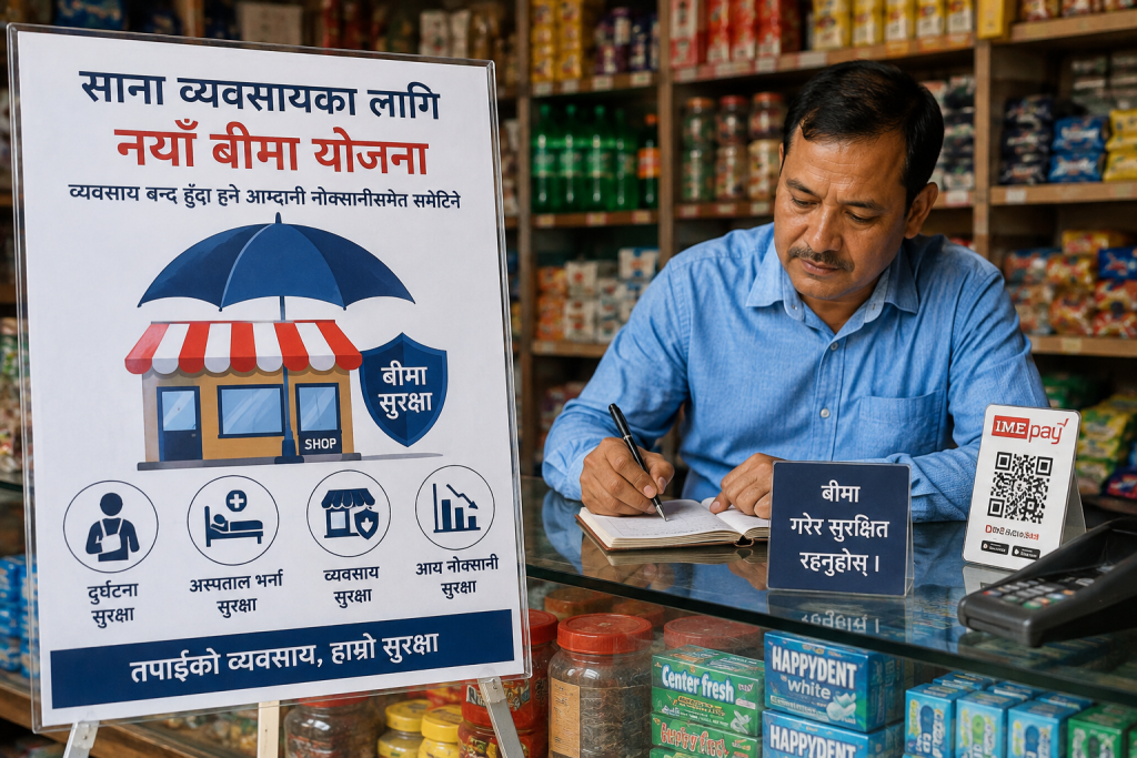 नेपालमा साना व्यवसायलाई लक्षित नयाँ बीमा योजना