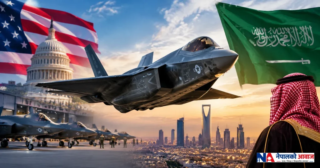 अमेरिकाले साउदीलाई ४८ वटा F-35 लडाकु विमान बेच्ने बाटो खोल्यो, मध्यपूर्वको शक्ति सन्तुलनमा नयाँ बहस