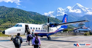 सुकेटार विमानस्थलमा झन्डै चार महिनापछि हवाई उडान पुनः सुरु