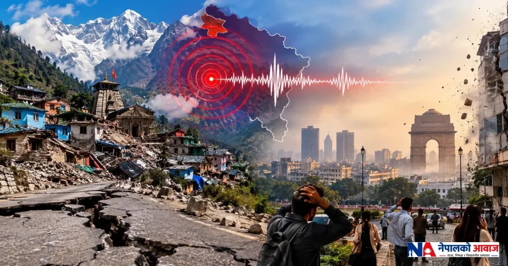 उत्तराखण्डमा शक्तिशाली भूकम्प, दिल्ली–एनसीआरसम्म कम्पन