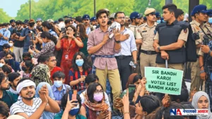भारतको नयाँ दिल्लीमा युवा आन्दोलन चर्कियो, मतदाता सूची पुनरावलोकनप्रति असन्तुष्टि